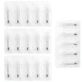 20Pcs 0.3ml Empty Dropper Bottles White Plastic Ampoules