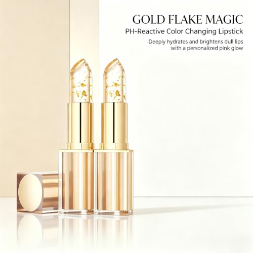 pH Color Changing Lipstick - 2 Pack, Moisturizing Tint for Mature Lips