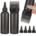 Hair Dye Applicator Bottles 6oz Comb Tip - 2 Pack
