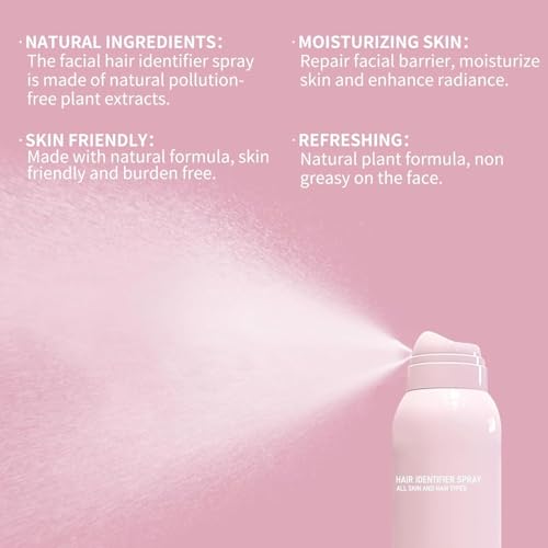 Facial Hair Identifier Spray for Face Shaving & Dermaplaning - Skin Care Tool