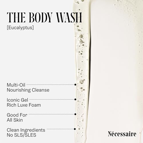 N?cessaire Mini The Body Wash - With Niacinamide, Vitamins + Plant Surfactants 3.4 oz / 100 mL Eucalyptus