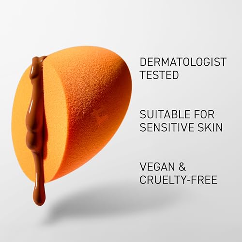 Real Techniques Miracle Complexion Sponge Set - 4 Pack for Flawless Makeup