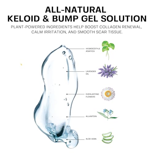 Keloid Bump Removal Gel - Natural Scar Treatment for Piercings