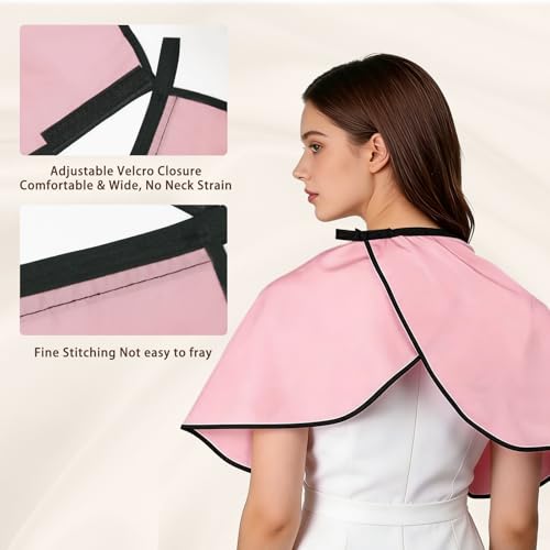 4-Piece Barber Cape Set with Adjustable Neck Closure