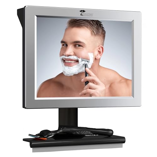 ToiletTree Fogless Shower Mirror with Squeegee