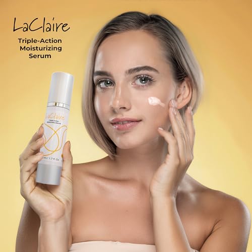 Triple-Action Daily Moisturizing Serum ? 70% Organic, Paraben-Free Hyaluronic Acid + Aloe Vera + Green Tea ? Hydrates, Soothes & Protects ? 50 mL