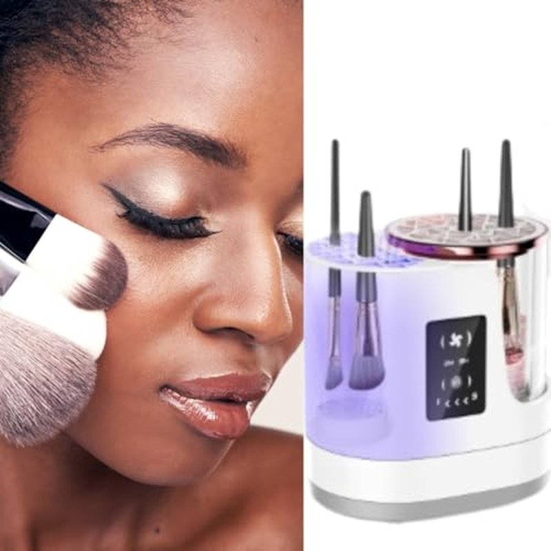 Electric Makeup Brush Cleaner & Dryer - 3-in-1 Tool for All Brushes