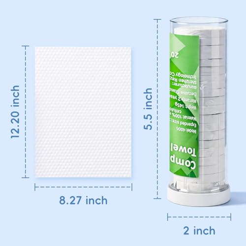 Compressed Disposable Towel Refills – Hot Towel Heater (60 Pieces)