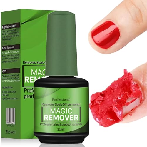 COSMOO Magic Gel Nail Polish Remover 15ml - Quick & Easy Burst Formula