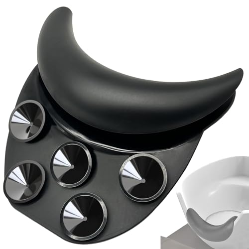 Silicone Shampoo Bowl Neck Rest with Suction Cups