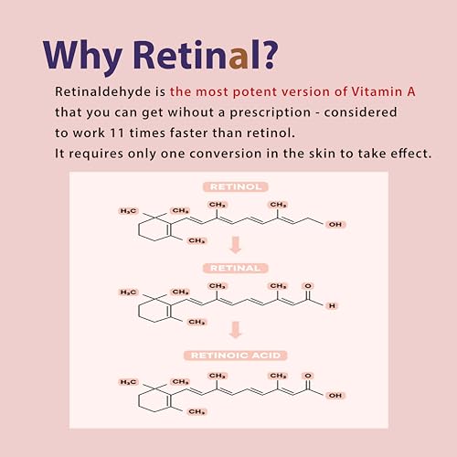 Advanced Retinol Pro Retinal Serum 0.5 w/Centella Asiatica 66% Anti-Aging Radiance-Boosting & Skin-Smoothing Cream w/Retinal Complex, Niacinamide & Hyaluronic Acid Korean Skincare