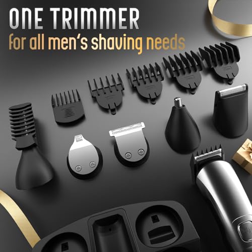 Ufree Beard Trimmer - 6-Head Grooming Kit, Waterproof Electric Razor