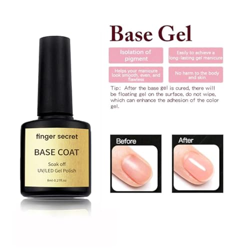 Finger Secret Poly Nail Gel Kit - Professional Nail Art Set with 10 Colors, UV/LED Lamp, Nail Tools & Accessories | Long-Lasting, Non-Toxic Gel Polish for Salon-Quality Manicures at Home