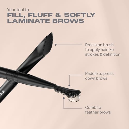 Morphe High Archiever Everyday Essentials Brow Kit - Precision Micro Eyebrow Pencil, Tinted Sculpting Brow Wax & 3-in-1 Brush for Shaping, Filling & Defining - Java (3 Count)