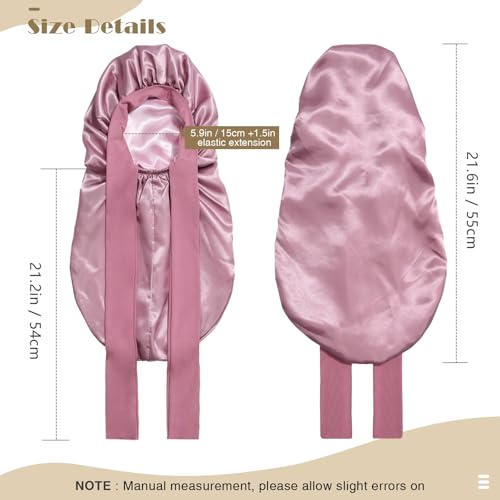 Kids Satin Bonnet for Long Hair & Braids | Double-Layer Sleep Cap