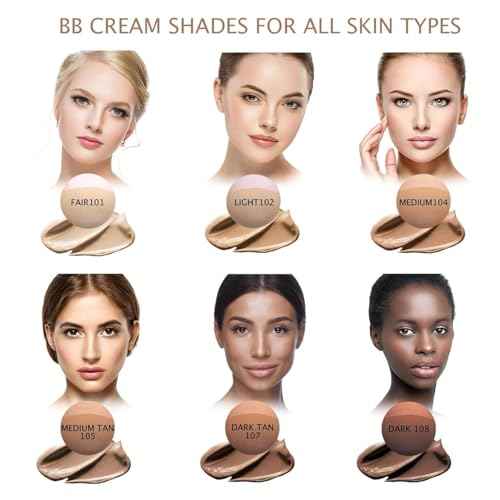 Bellaterra Cosmetics BB Cream - Tinted Moisturizer & Mineral Foundation Makeup, Medium 104 - Lightweight, Oil-Free, Buildable Coverage, Matte Finish, Anti-Aging Concealer, Clean Beauty, 1.69 oz