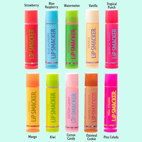 Lip Smacker Party Pack - 10 Moisturizing Lip Balms
