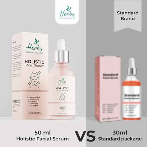Holistic Facial Serum ? Hydrating Value Pack 1.69 Fl Oz with Hyaluronic Acid 10%, Niacinamide 5%, Vitamin C & E, Collagen ? Multi-Depth Moisturizing & Plumping Serum for Smooth, Radiant Skin