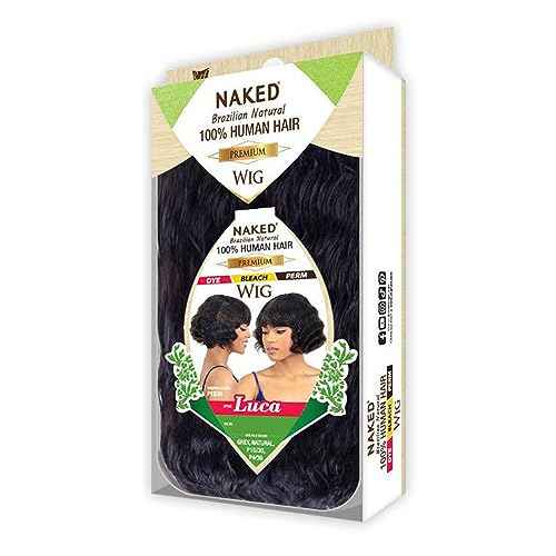 FREE TRESS Naked Brazilian Human Hair Wig - Luca (Color:NATURAL)