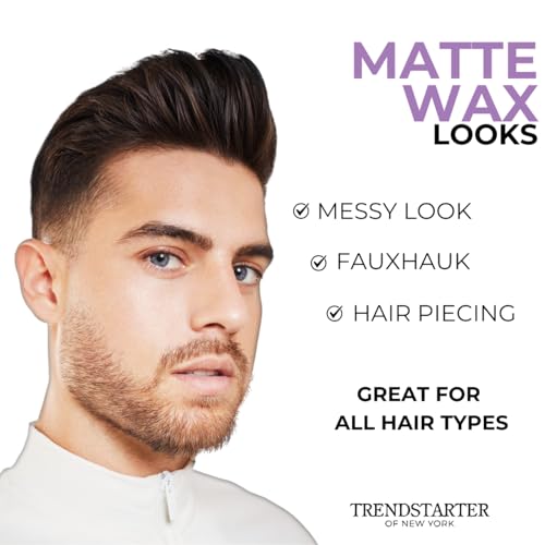 Matte Wax Hair Pomade - 4oz Firm Hold Styling Wax