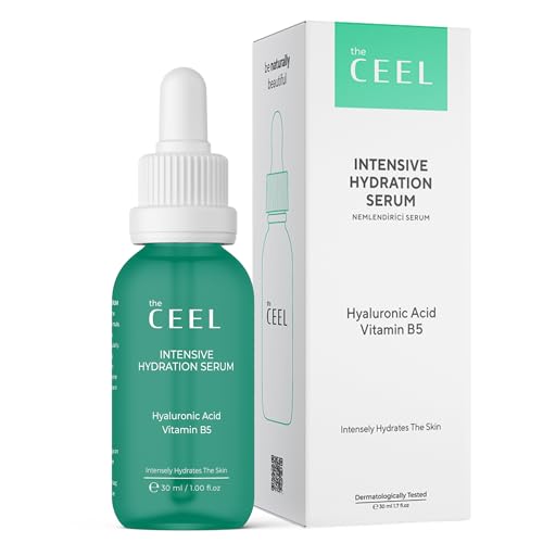 The Ceel Hyaluronic Acid Serum For Face | Hydrating Serum with Hyaluronic Acid and Vitamin B5| Moisture, Plumps and Smooths for Youthful Glow |Non Greasy, Paraben Free Formula| 1.00 fl.oz (30 ml)