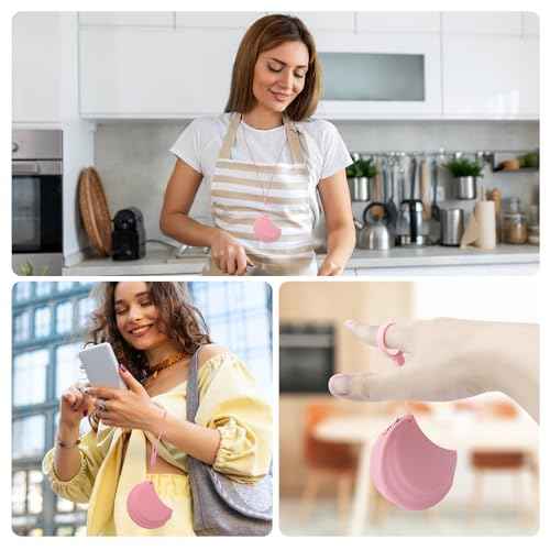 RAZOKO Silicone Retainer Case with 3 Lanyard Cute Aligner Case Vent Holes Night Mouth Guard Retainer Holder for Girl Women Kids Men for Travel Pink