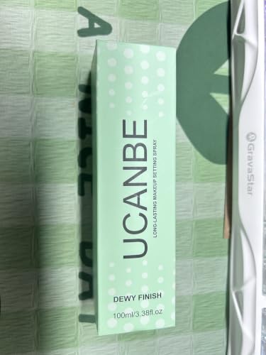 UCANBE Dewy Makeup Setting Spray - Long Lasting, Fast Drying Finish, 3.38 Fl Oz