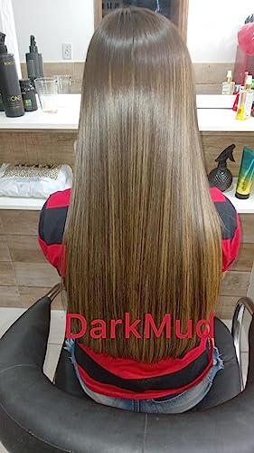 Brazilian Keratin Treatment Complex Blowout - Kit DarkMud Royco Professional 100ml/33.8oz - Protein Smoothing System Hair Formol Free - Tratamiento de Keratina Queratina Brasileña para Alisar