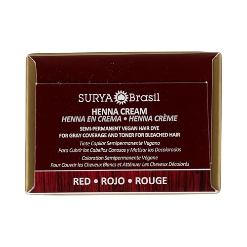 Surya Brasil Henna Cream Red - Natural Semi-Permanent Hair Color