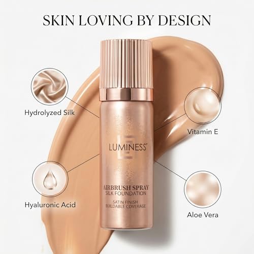 LUMINESS Airbrush Spray Silk Foundation Starter Kit - Medium