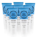 Travel Size Body Wash, Individually Wrapped Bulk 1 oz/30 ml Mini Shower Gel Set Trial Sample Small Single Use Toiletries Amenities Kit for Men & Women for Hotel/Camping/Vacation/Homeless (10 Pack)