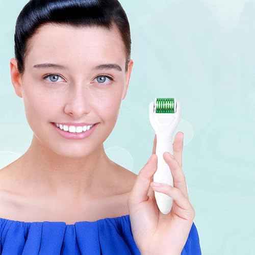 Derma Roller for Face, Body, Scalp, Beard - Angel Kiss 4 in 1 Titanium Microneedling Roller Set