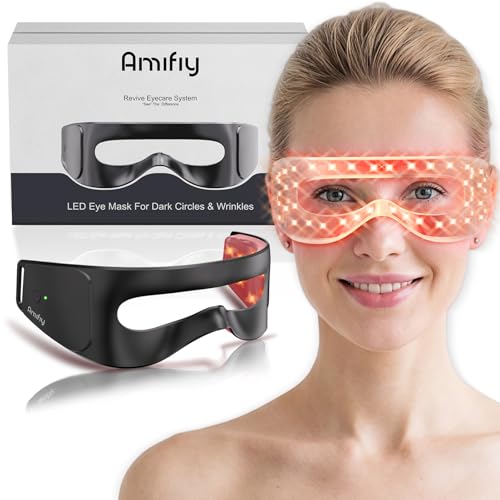 Red Light Therapy Eye Mask - 4 Wavelengths, 3-Minute Treatment