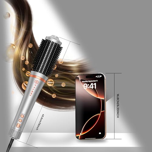 XL Volumizer Hair Dryer Brush 1500W for Thick Curly Hair