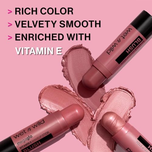 wet n wild MegaGlo Makeup Stick Dusty Pink 0.21oz - Buildable, Versatile, Cruelty-Free