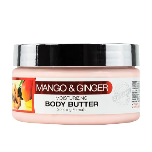 ORIGEM Body Butter for Dry Skin ? Ultra-Nourishing & Hydrating Cream with Mango, Ginger, Argan Oil, Shea Butter & Honey ? Moisturizer for Smooth, Glowing Skin ? 8 Oz