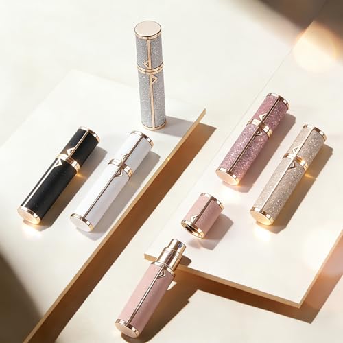 Travel Perfume Bottle Refillable 3PCS, Leak-Proof TSA Perfume Travel Bottle, Luxury Refillable Perfume Atomizer Portable Perfume Sprayer for Women & Men