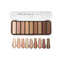 9 Color Eyeshadow Palette – Matte & Shimmer Nude Brown
