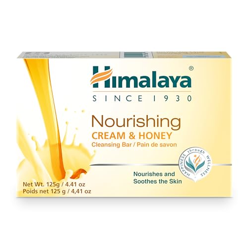 Himalaya Herbal Healthcare Nourishing Cream and Honey Cleansing Bar, 4.41 Ounce