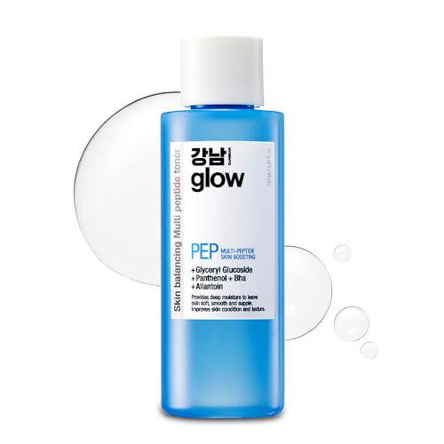 Multi-Peptide Skin Boosting Toner - Hydrating, Soothing, Exfoliating Toner for Face I Niacinamide & Hyaluronic Acid & Salicylic Acid I Face Moisturizer | Korean Skin Care - 5.07floz