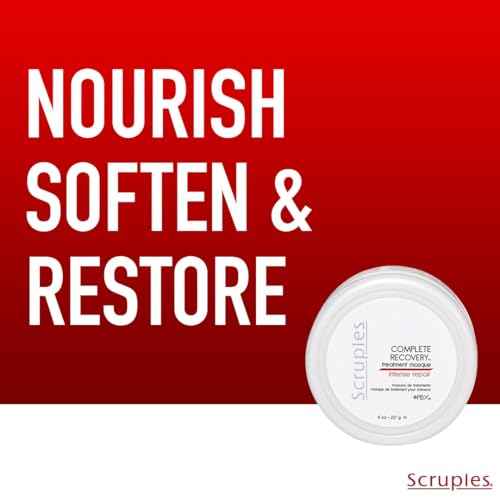 Scruples Complete Recovery Masque - Conditioning Dry Hair Mask to Nourishes, Softens & Restores Elasticity - Intense Recovery and Deep Conditioning Treatment to Strengthens and Moisturizes (8 oz)
