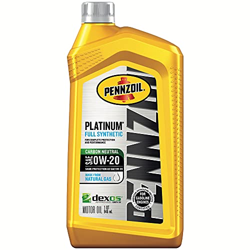 Pennzoil Platinum Full Synthetic 5W-30 Motor Oil (1-Quart, Single)