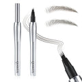 2 Pack Waterproof Eyebrow Pen with 4-Tip Microblading