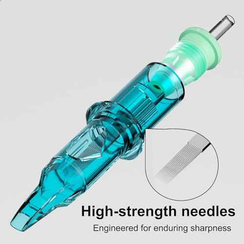 BIGWASP X Tattoo Cartridge Needles 1003RL - 20Pcs 3RL #10 Bugpin 0.30mm 3 Round Liner Disposable Tattoo Needles for Rotary Tattoo Machines