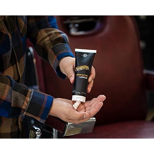 Suavecito Beard Butter 4 oz -Original Scent - Moisturizes, Nourishes, & Softens Beard, Adds Healthy Natural Shine - Offers a Light Hold Through Out the Day