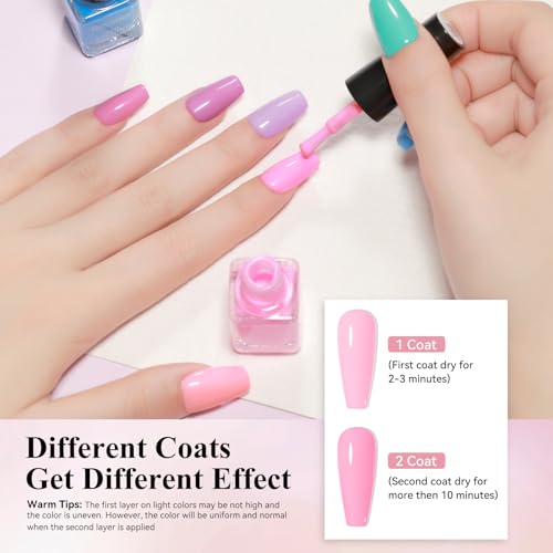 Bevimee 24-Color Nail Polish Set - Quick Dry, Long Lasting
