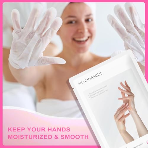 Amococo Niacinamide Hand Mask 5-Pack for Dry Cracked Skin & Cuticles