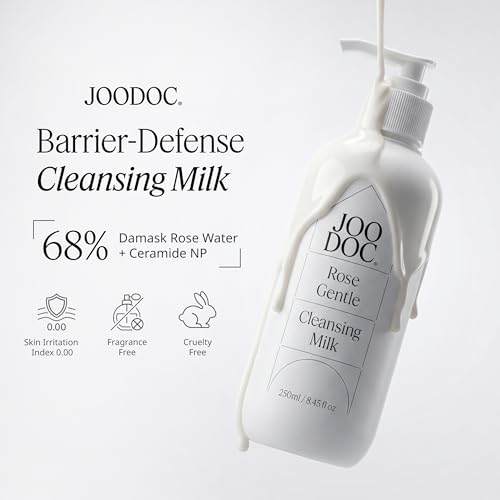 Rose Gentle Cleansing Milk 250ml – Low-pH Face Cleanser