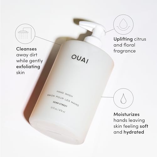 OUAI Hand Wash & Lotion Set - Dean Street Scent, 16 fl oz Each