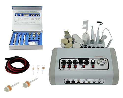 9-in-1 Facial Machine with Vacuum, High Frequency & Microdermabrasion